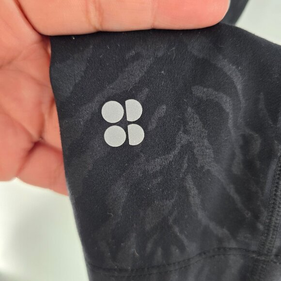 Sweaty Betty All Day Black‎ Leopard Full Length Leggings Size Medium 4-6 - Picture 8 of 9